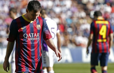Barca đã đánh mất 13 điểm trong năm 2014